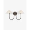 McVea Double Sconce Modern Wall Lighting Fixture for Bathroom, Bedroom, or Hallway