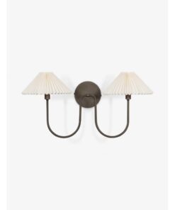McVea Double Sconce Modern Wall Lighting Fixture for Bathroom, Bedroom, or Hallway