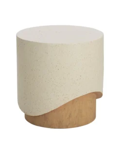 Patras End Table Contemporary Side Table for Living Room, Bedroom, or Office Décor