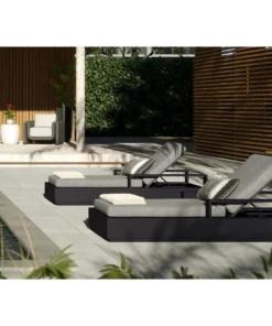 Alternative view of Tavira Lounger Modern Outdoor Chaise Lounge Chair for Patio, Poolside, or Garden Relaxation