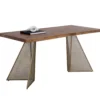 Mickey Desk Modern Writing Desk with Storage for Home Office, Study Room, or Bedroom Workspace